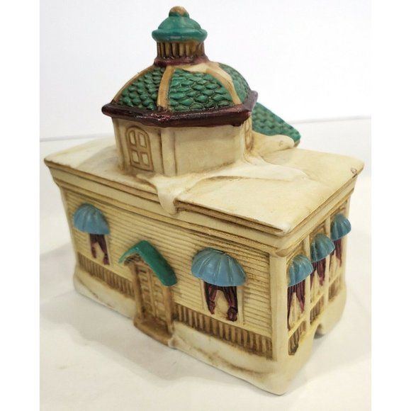 TOWN OPERA CENTER Small Christmas Village ceramic accessory building BRINN'S - Picture 4 of 8